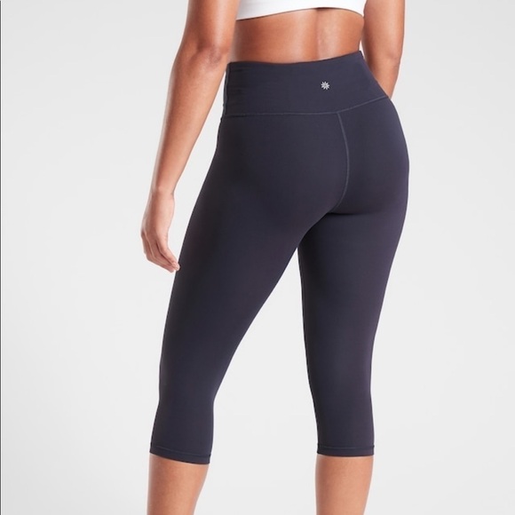 Athleta Blue Crop Leggings Small - Picture 3 of 9